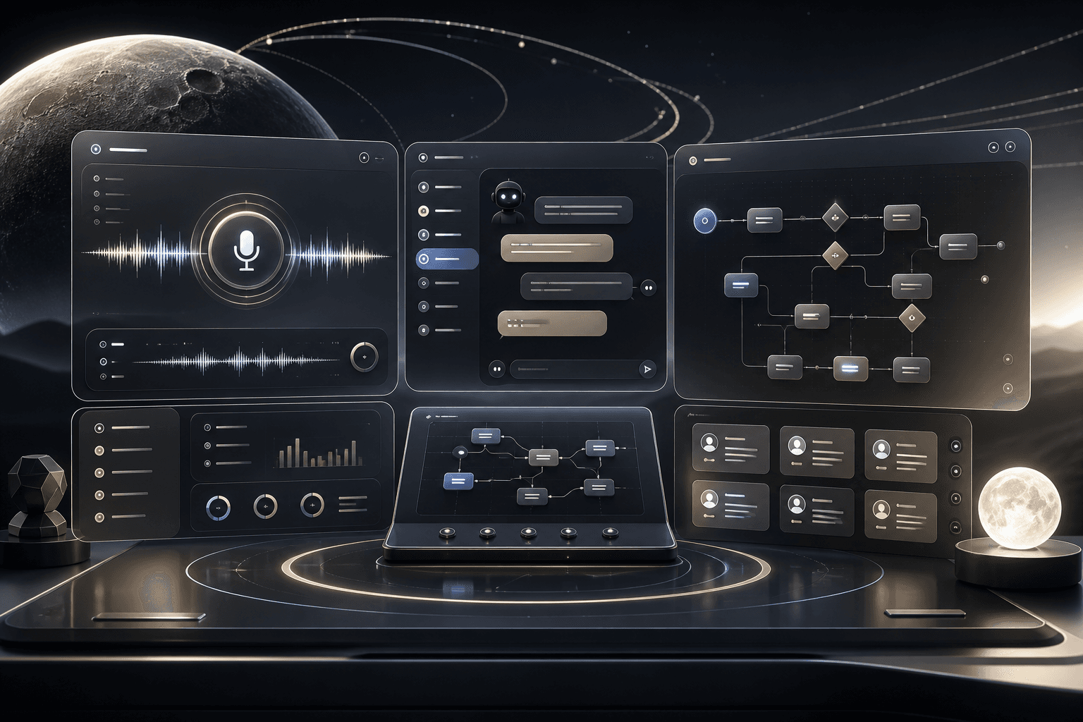 AI automation command interface